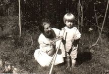 Gerda och sonen Per Olof